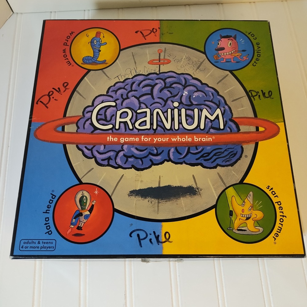 Cranium Board Game Complete 2002 - 4 or more players Vintage